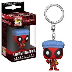 Bathtime Deadpool Funko Pocket Pop Keychain Marvel Avengers X-men Disney